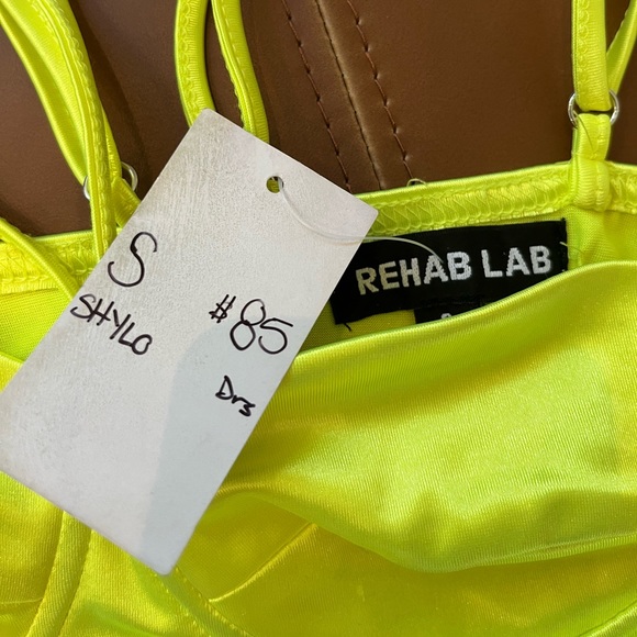 Neon yellow dress NWT - Picture 6 of 6